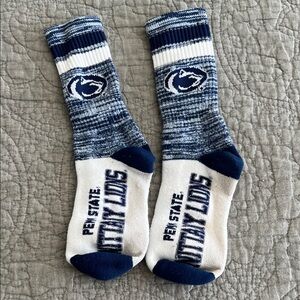 Nittany Lions Crew Socks - Navy & White